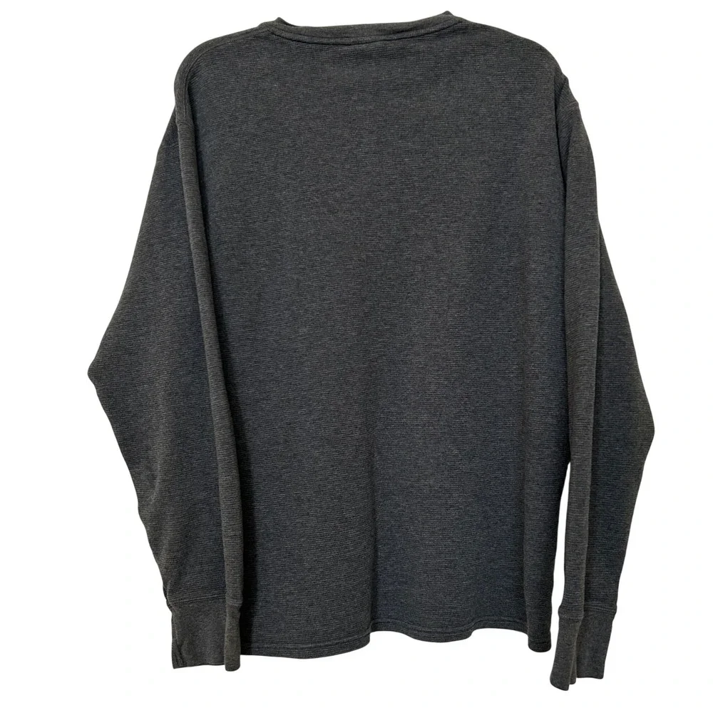 Polo Ralph Lauren Men's‎ XL Gray Cotton Sleep Shirt Long Sleeve Logo Tee